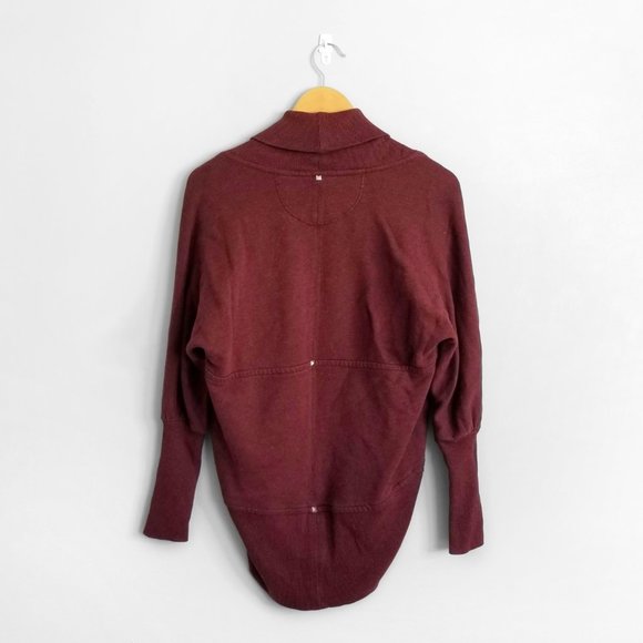 WILFRED Aritzia Red Diderot Cocoon Cardigan Sweater - Picture 2 of 12